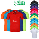Personalised Printed Cotton Polo Collection T-Shirt