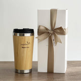 Personalized Bamboo Travel Coffee Mug Tumbler