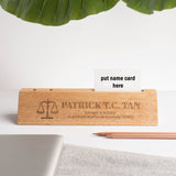 Personalised Desk Name Plate with Wordings (6-8 working days)
