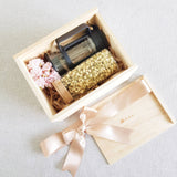 Flower Tea Pine Wood Gift Set 01 - Jasmine