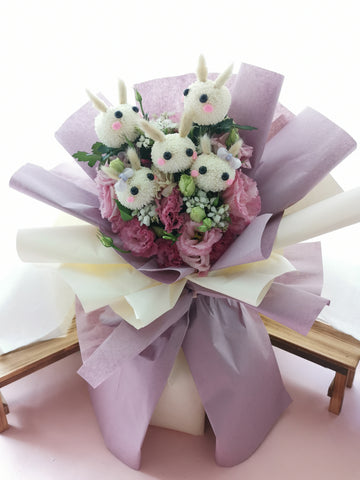 Rabbit in Wonderland Flower Bouquet - Valentine's Day Flowers & Gifts 2026