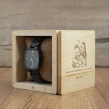 Personalized Wooden Watch - Joven Ebony (1 year warranty) (est 6-8 working days )