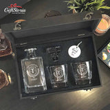 Personalized Whiskey Decanter Set (Design 8)