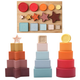 Baby Soft Silicone Stacking Toys Set (Islandwide Delivery)