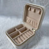 Champagne Personalised Travel Jewelry Case (Islandwide Delivery)