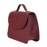 Burgundy - Saffiano Shoulder Bag