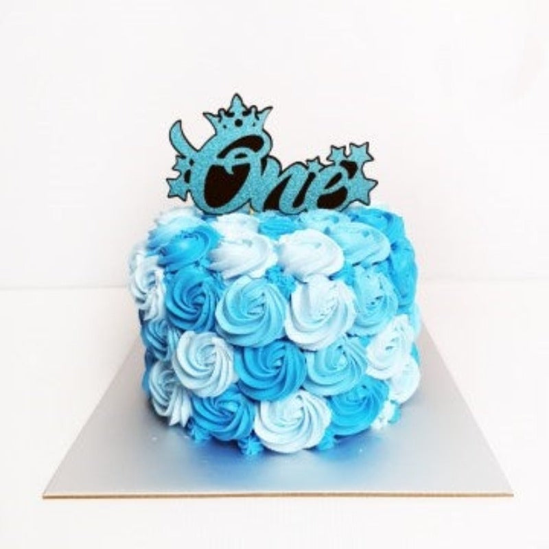 Smash Cake in the Blues