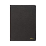 Personalized A5 Saffiano Notebook - Black - Self Pick Up