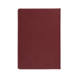 Personalized A5 Saffiano Notebook - Burgundy