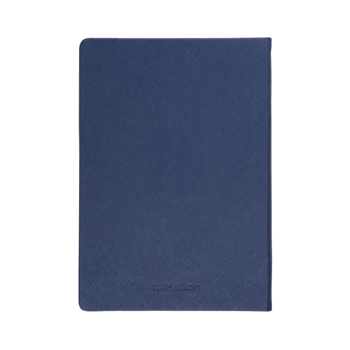 Personalized A5 Saffiano Notebook - Navy | Giftr - Singapore's Leading ...