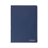 Personalized A5 Saffiano Notebook - Navy
