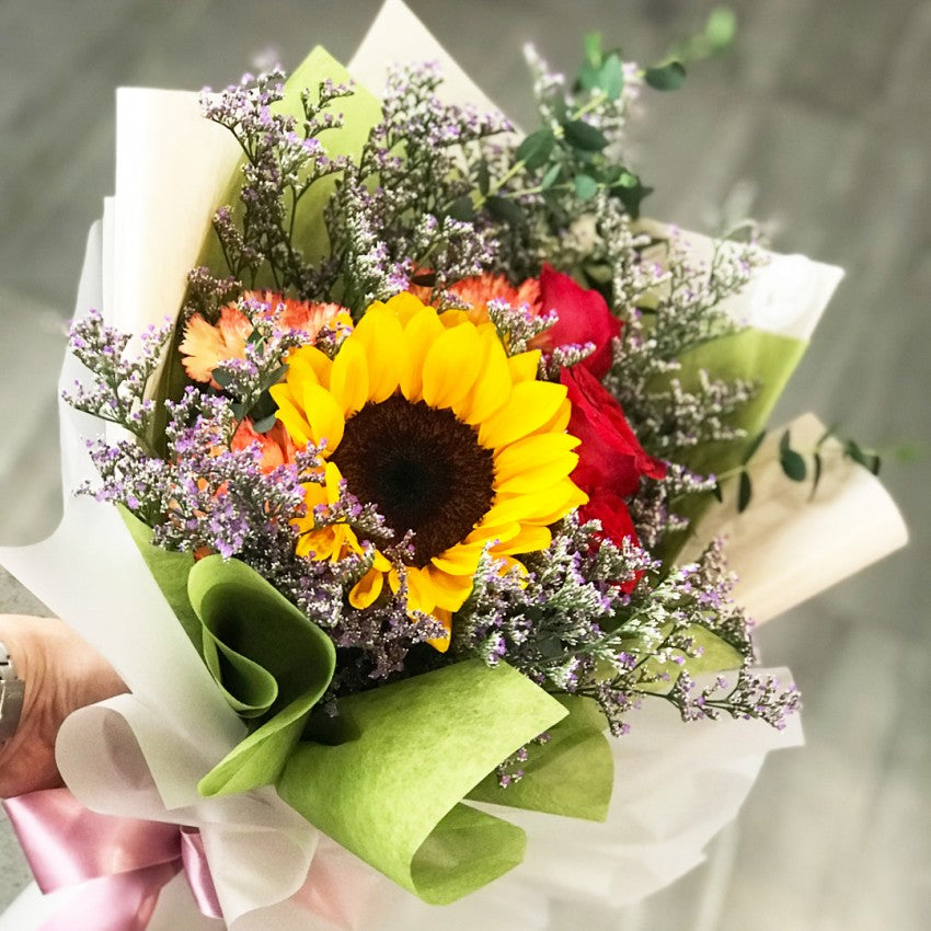 Sunshine III Flower Bouquet | Giftr - Singapore's Leading Online Gift Shop