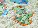 6-in-1 Wooden Jigsaw Puzzle - Dinosaurs