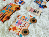 6-in- 1 Wooden Jigsaw Puzzle - Traffic