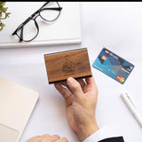 Personalized Wooden Credit Card Holder (Est. 6-8 working days)