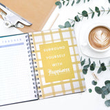 Classic Black & White Planner & Mug Set