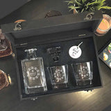 Personalized Whiskey Decanter Set (Design 1)