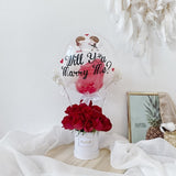 Full Bloom Roses Personalized Hot Air Balloon