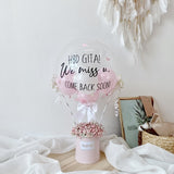 Coloured Baby Breaths Personalized Hot Air Balloon