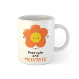 Keep Calm & Meditate Personalised Mug