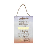 Wall Plaque - Welcome (Set of 4)