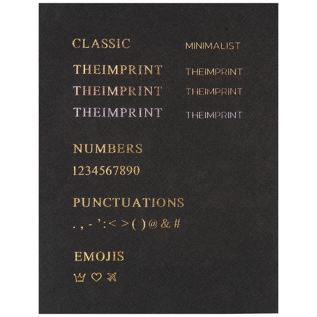 Personalized A5 Saffiano Notebook - Black | Giftr - Singapore's Leading ...