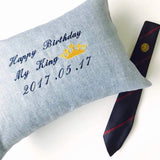 Personalised Linen Pillow (With Icon) (Est. 12-14 working days)