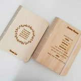 Personalized Wooden Notebook