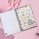 Classic Black & White Planner & Mug Set