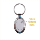 Personalised Metal Keyring Keychain With Photo/Quotes/Fonts And Engraving