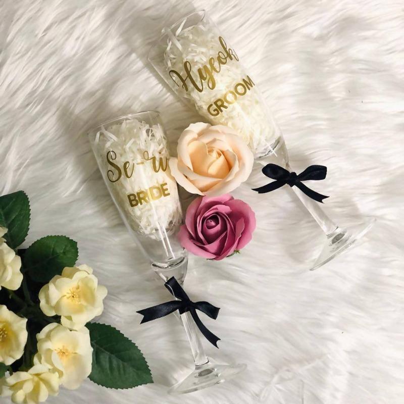 Personalized Wine Glass, Bridesmaid Gift Wedding Bachelorette Favors  Stemless Rose Gold Mother's Gift Starry Custom Monogram Cup Bridesmaid  Proposal – Wadbeev