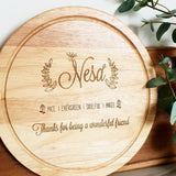 Personalized Round Chopping Board