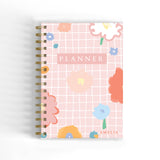 Pink Floral Planner & Mug Set