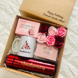 Personalised Gift Box for Her With Soap Roses