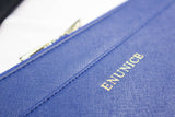 Personalized Saffiano 13"/14"/16" Laptop Sleeve - Navy