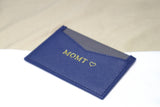 Personalized Saffiano Cardholder - Navy