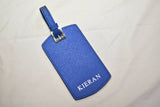 Personalized Saffiano Luggage Tag - Navy - Self Pick Up