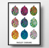 Durian Patterns Singapore Print