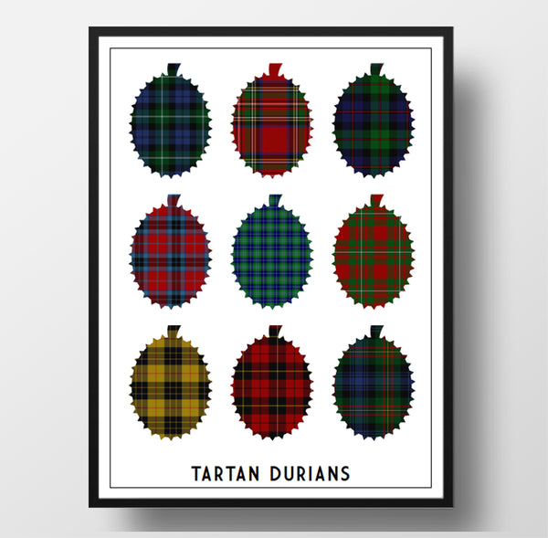 Durian Patterns Singapore Print | Giftr - Singapore's Leading Online ...