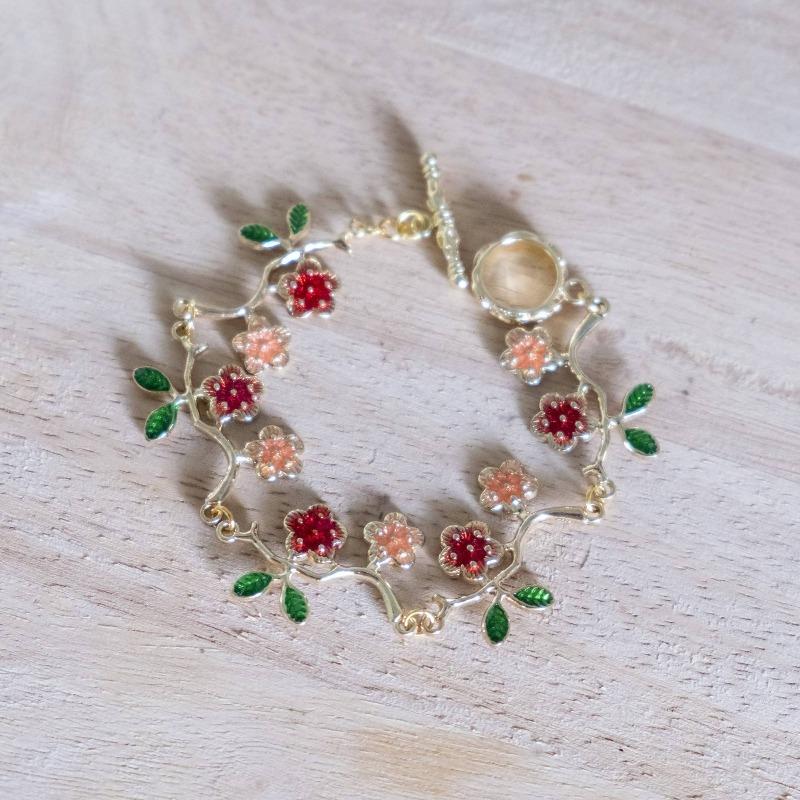 Red Yellow Gold Handmade Bracelet | Giftr - Singapore's Leading Online ...