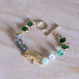 Emerald Series Handmade Gold Bracelet #1
