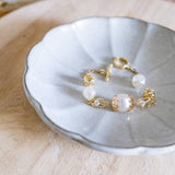 Lustrous Pearl Handmade Gold Bracelet #2