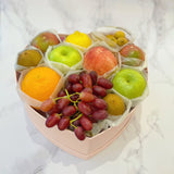 Fresh Fruits Heart Box | Fresh Fruit Hamper | Fruit Basket Delivery Option