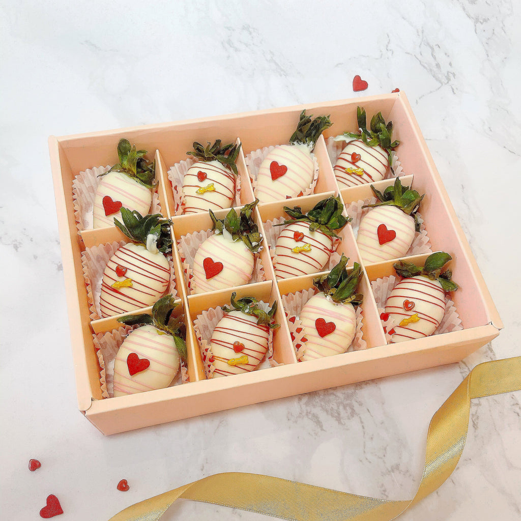 Valentines Day Special Dozen Chocolate Coated Strawberries