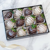 Gift Box of A Dozen Chocolate Coated Strawberry