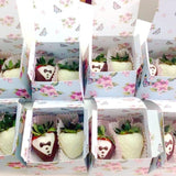 Wedding Gift Couple Chocolate Coated Strawberry Dessert Gift Box - 1 unit