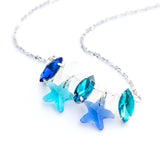 Blue Sea & Star Necklace