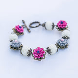Vintage Floral Bracelet handmade