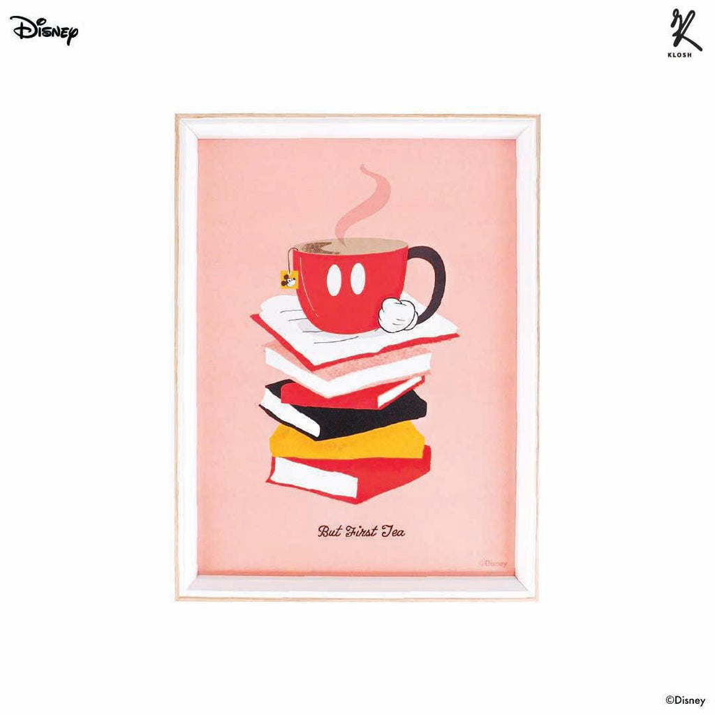 Mickey and Friends - But First Tea Rectangle Canvas Frame