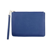 Personalized Small Saffiano Pouch - Navy